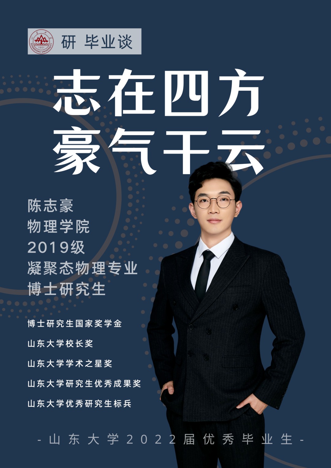 对话2022届优秀毕业生陈志豪丨研·毕业谈【33】